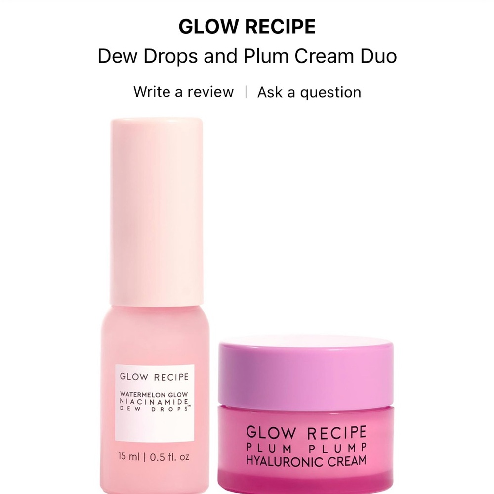 DUO DROPS and PLUM CREAM DUO